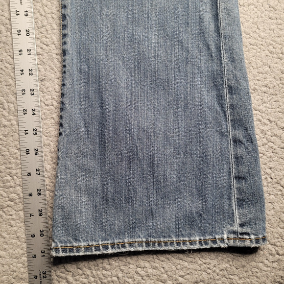 AG Adriano Goldschmied Jeans Mens 33x32 Blue Denim The Fillmore Bootcut Casual - Picture 11 of 12
